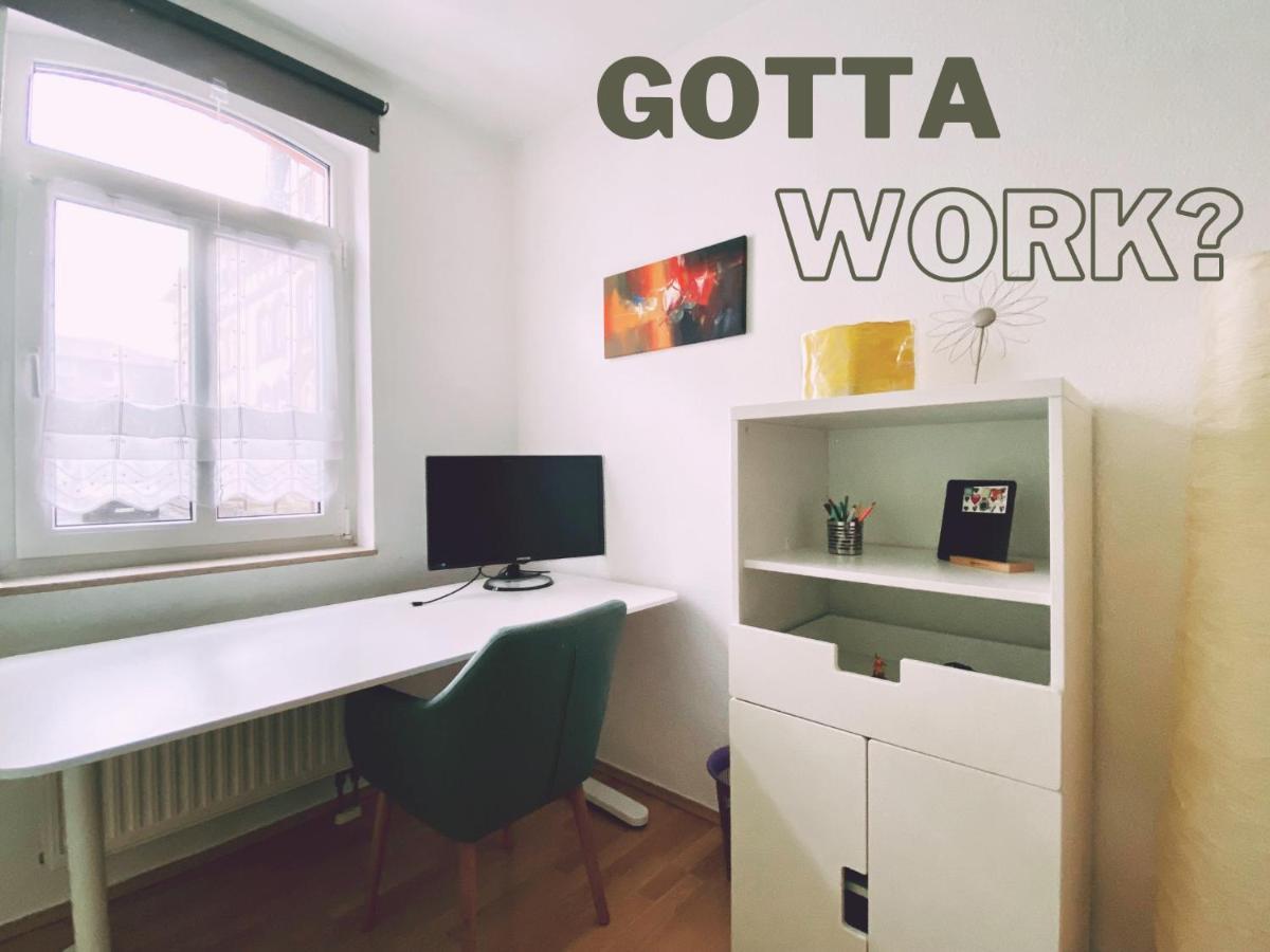 Zentral & Ruhig, Ideal Fuer Home Office Mit Garten Jena Exteriör bild